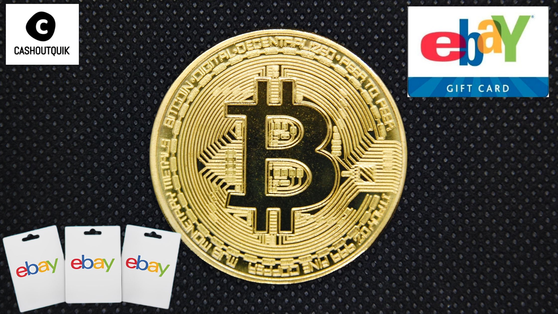 Sell eBay Gift Card for Bitcoin with Ease at CashOutQuik!